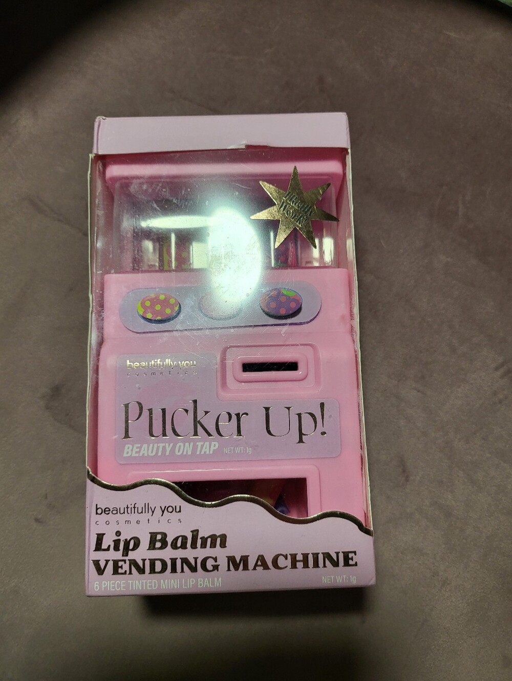 New - Pucker Up Lip Balm Vending Machine